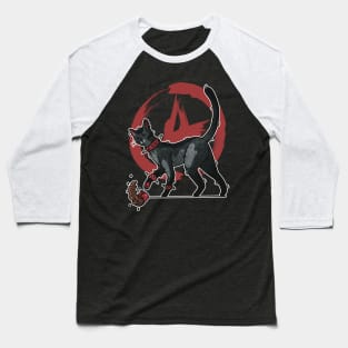 Anarchist Black Cat Baseball T-Shirt